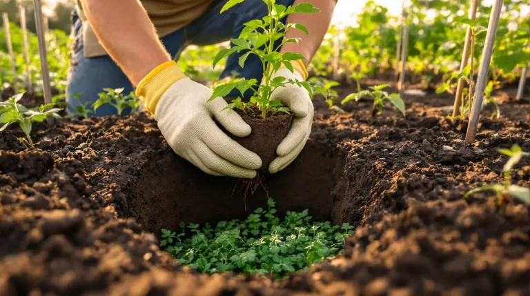 « Ni compost ni fumier » : ce que les maraîchers bio enfouissent sous les tomates début mai