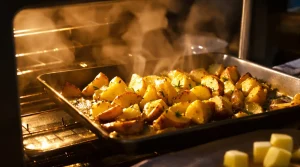 Pommes de terre au four : j’utilise cette astuce simple pour les rendre bien croustillantes à tous les coups