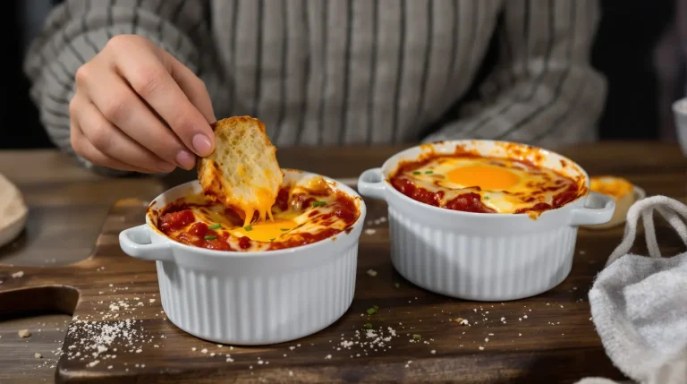 Quand je n’ai envie de rien préparer, je fais ces œufs cocotte à la tomate et au fromage en 12 minutes Quand je n’ai envie de rien préparer, je fais ces œufs cocotte à la tomate et au fromage en 12 minutes